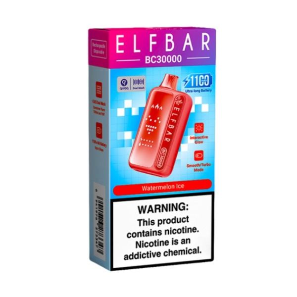 Elf Bar BC30000 Disposable Vape - Watermelon Ice (Pack of 1)