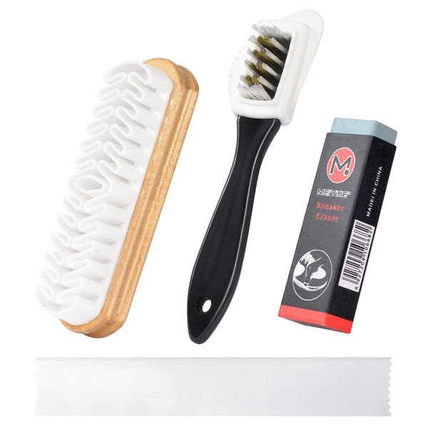 Tool DIY Shoe Cleaning Soft Rubber Brushes &amp; Eraser Kit 4pcs