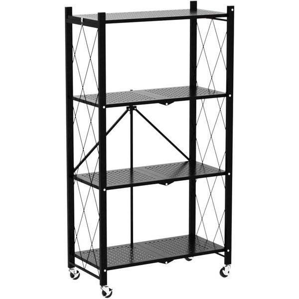4 Tier Storage Shelves Bookshelf Display Standing Shelf Organizer