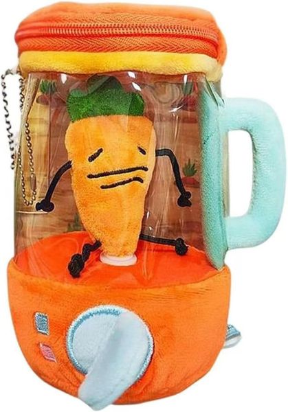 Carrot Juicer Doll Fun Drawstring Turning Plush Toy Creative Doll Gift