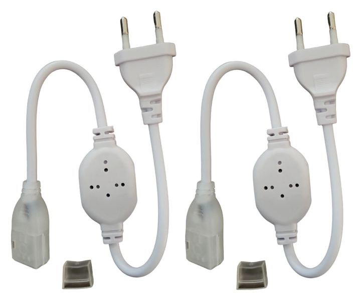 Hello Today LED Strip Light Power Supply 220V - 12mm 2 Pack