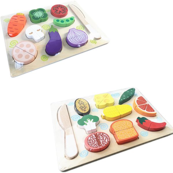 Wooden Cutting Food Cutting Fruit Cutting Vegetable Set - Sushi+Fruit