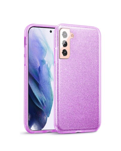 Tekron Glitter Sparkle Protective Case for Samsung Galaxy S21 Plus - Purple