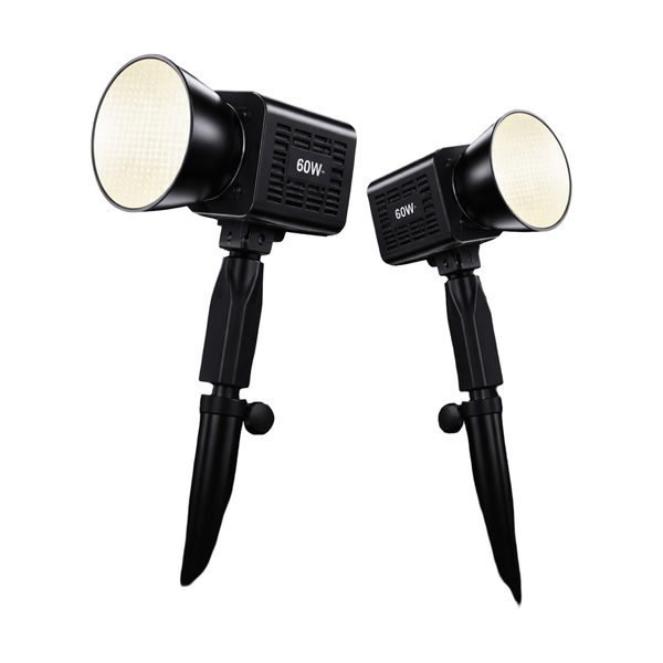 60W Video Light - 12000mAh, Bi-Color