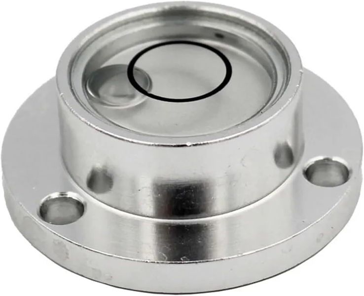 High Precision Mini Metal Bullseye Circular Bubble Level - Single Ring