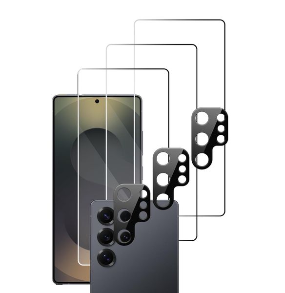 Screen Protector Compatible Galaxy S25 Ultra Camera+Lens Tempered Glass