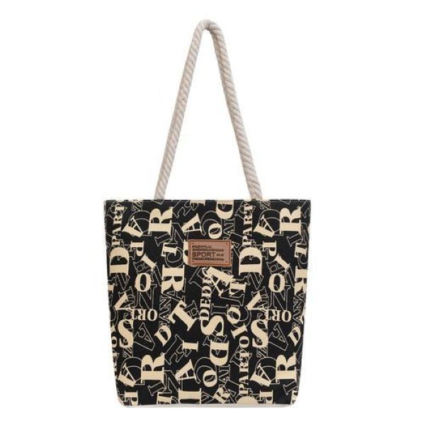 Women Canvas Shoulder Shopping Tote Bag Ladies Handbag