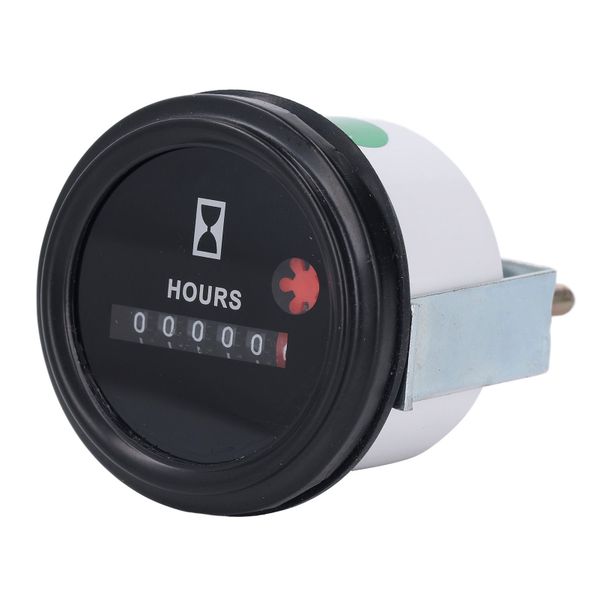 Hour Meter 6-Digit 0-99999.9H Compatible with Pump Generator Engine