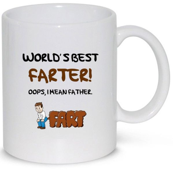 World's Best Farter I Mean Father Birthday Christmas Father's Day Gift Mug