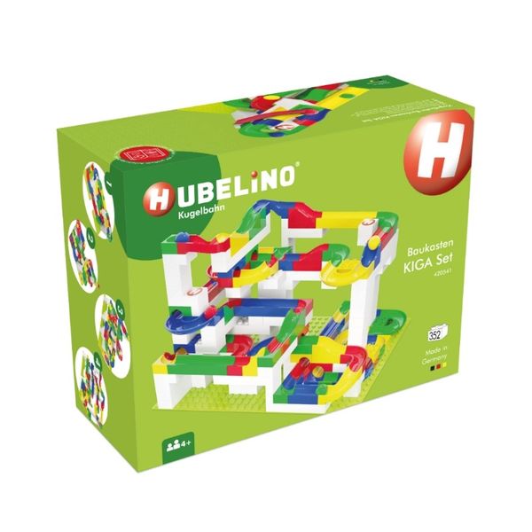Hubelino - KIGA Marble Run Set Building Blocks - 352 Pieces