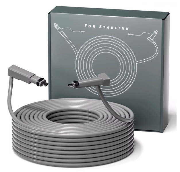 Shopsmart Ethernet Cable Compatible With Starlink Gen 2 - 10 meters