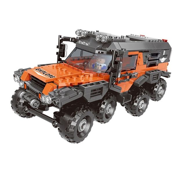 FI-Off-road Auto 529 Pieces 8 Wheeler Truck