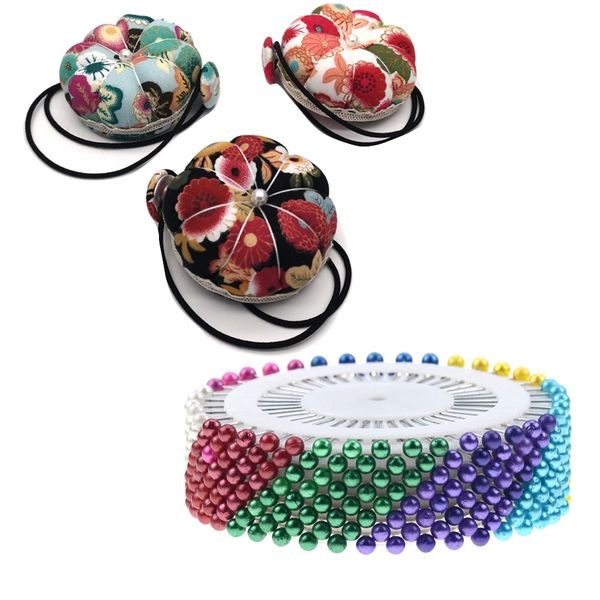 Sewing Pins and Cushions Set