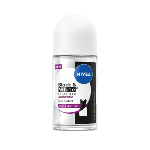 NIVEA Deo Roll on Black and White Authentic Female 50ml