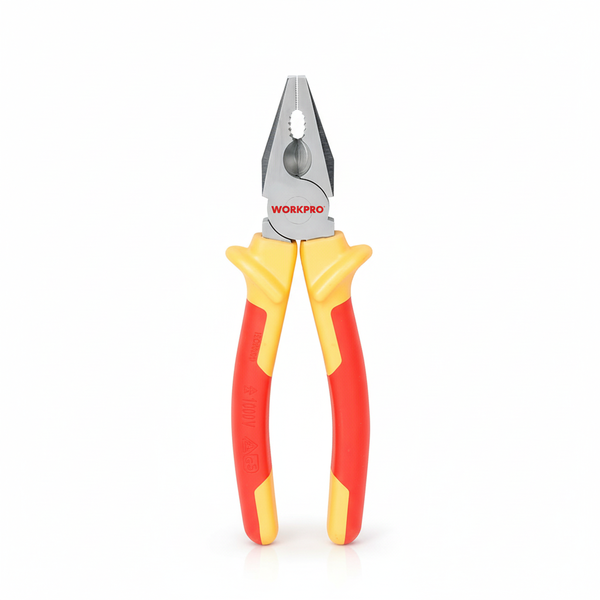 Workpro 200mm VDE Insulated Combination Pliers for Electricians