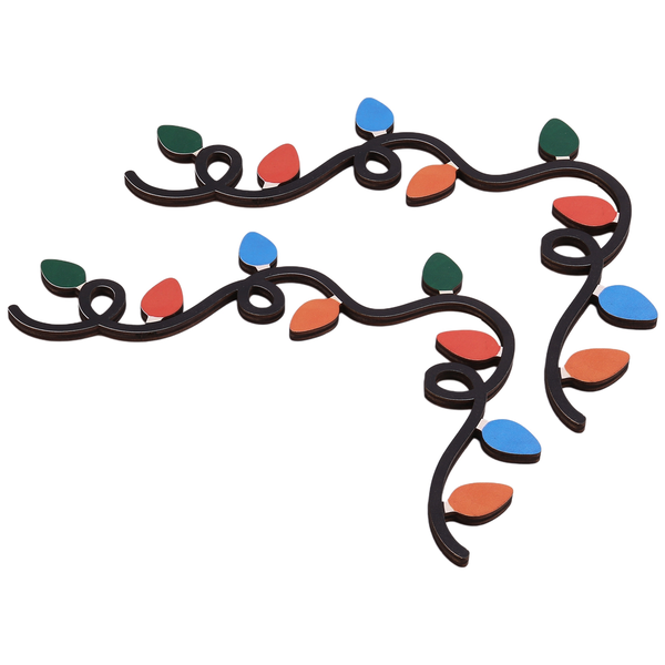 Christmas Door Toppers Decor,Top Door Frame Corner Sign Decorations,G