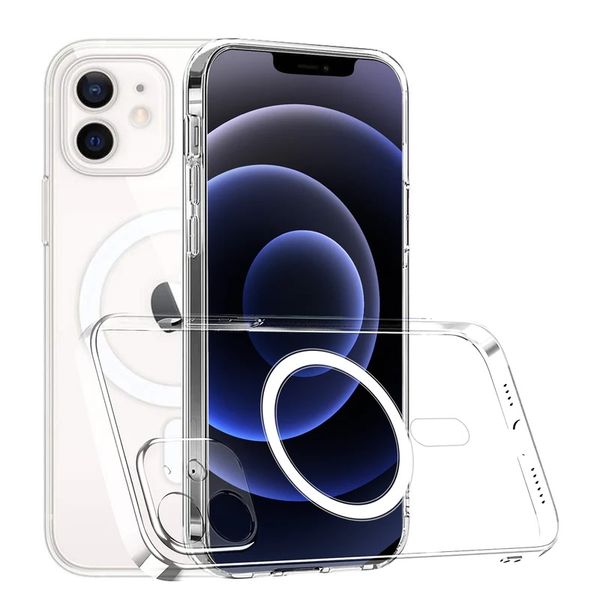 Magnetic Clear Case for iPhone 12