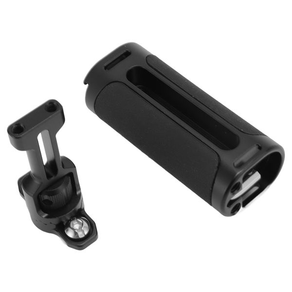 Camera Cage Handle Aluminum Rotating Universal Cold Shoe 1/4in Screw Hole