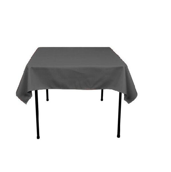 Grey Polyester Tablecloth 1.5x1.5m