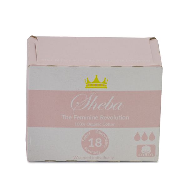 Sheba Feminine - Super Absorbency Non-Applicator Tampons - Pack of 18