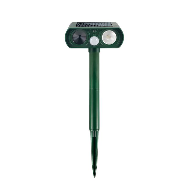 Upgraded Solar Ultrasonic Animal Repellent Outdoor