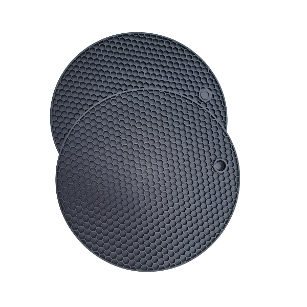 Two Piece Heat Resistant Silicon Mat Silicon Trivet Hot Pot Base Holder