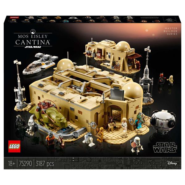 LEGO® Star Wars™: A New Hope Mos Eisley Cantina™ 75290 Building Toy Set (3,187 Pieces)