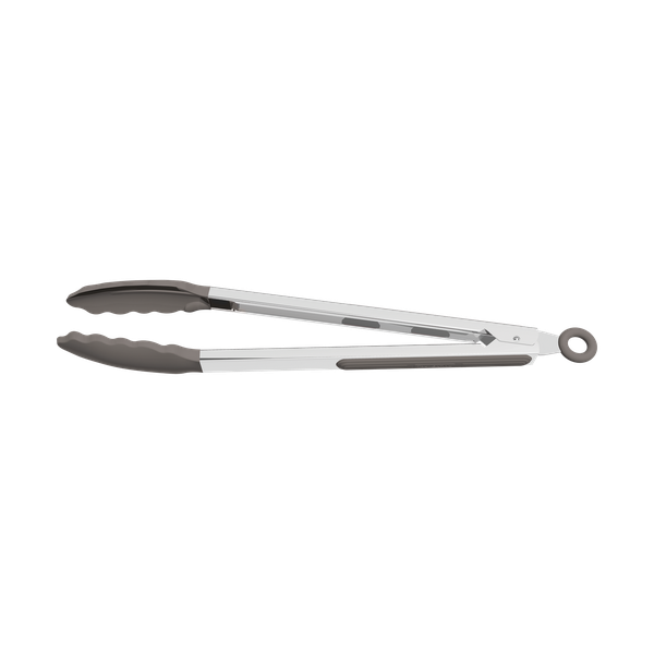 Tramontina Softta Grey Silicone Multipurpose Tongs, 33.9 cm