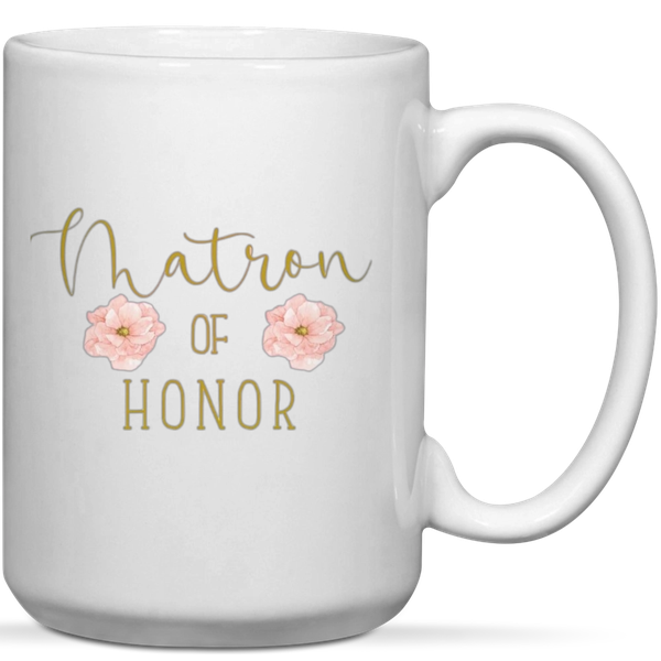 Matron Of Honor Bridal Wedding Gift Mug
