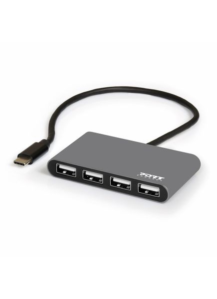 Port USB Hub 4 Ports USB 2.0 Type C