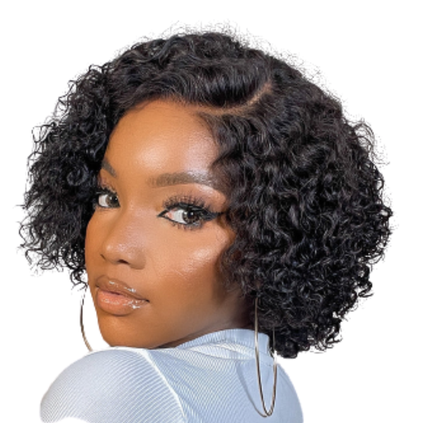 Short Curly Brazilian Hair Wig.