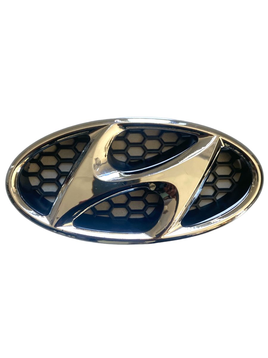 Hyundai Compatible Grille Badge 17cm With Honeycomb Black Insert | Shop ...