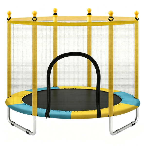 Suitable for Indoor and Outdoor Children's Trampoline with Safety Net