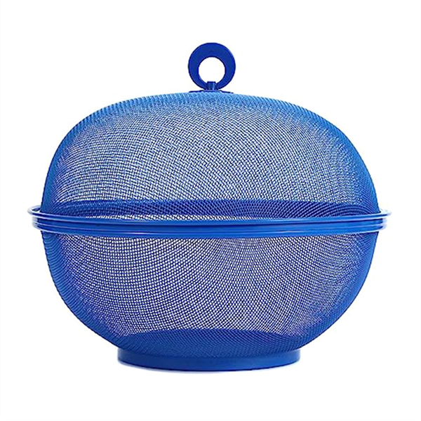 Kitchen Ware With Lid Fruit Plate Blue