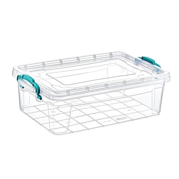 Storage Box 30x20x10cm 3.6lt Multiuse Container Plastic With Lid