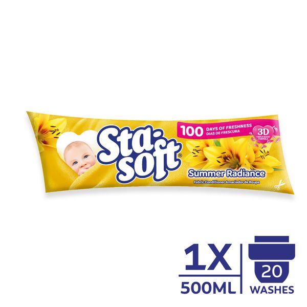 Sta-Soft Summer Radiance Fabric Softener Refill - 500ml