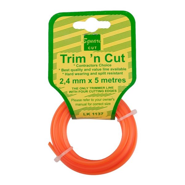 Trim n Cut Trimmer Line - 2.4mmx5m Square
