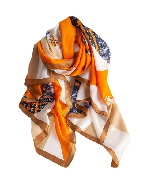Kingdushi Large Lightweight Shawl Scarf Women, Silky Long Wrap Headscarf