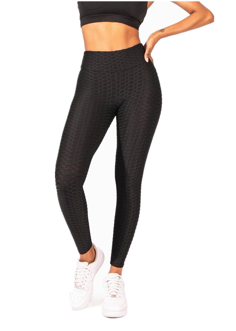 Bellezza Honeycomb Butt Lift Booty Yoga Pants Leggings-Black Waist 32 ...