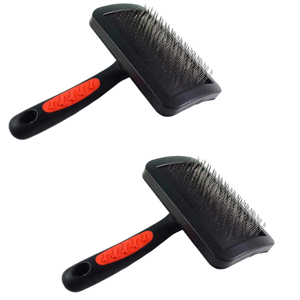Wire Dog Brush Long-haired Cat Grooming Pack of 2