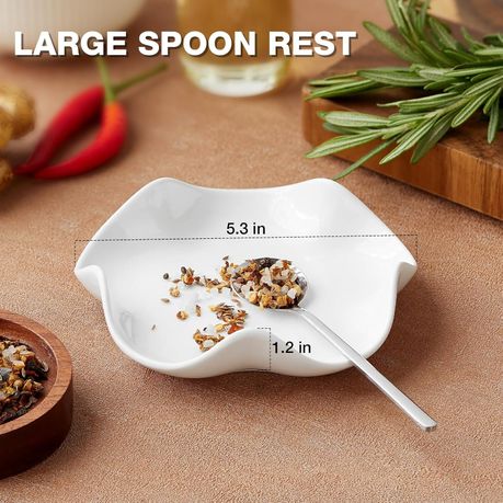 Flower Shape Kitchen Ceramic Spoon Holder | Shop Today. Get it Tomorrow! | takealot.com