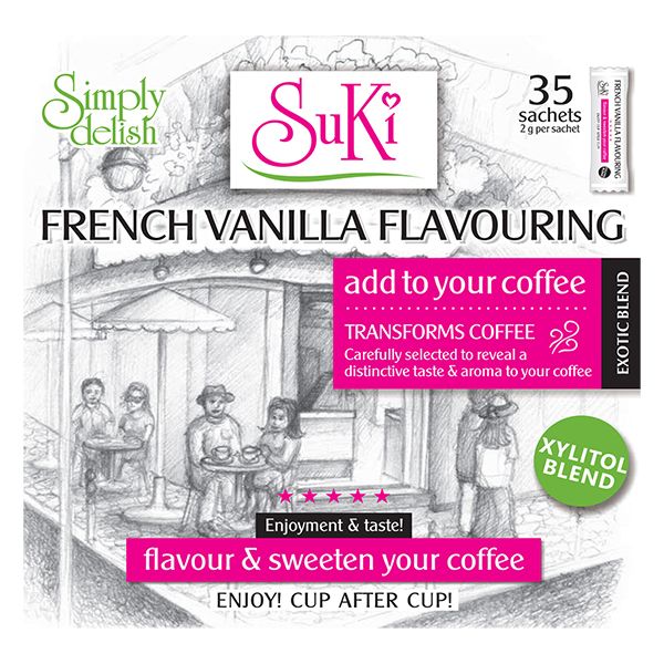 Simply Delish - SuKi - French Vanilla - Sweetener - Sachets - 2 Pack