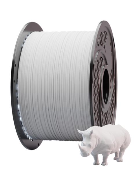 PLA White 3D Printing Filament 2.5kg, 1.75mm