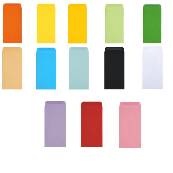 Craft Stationery Self Adhesive Mini Paper Money Envelope Set of 130(16.5cm)