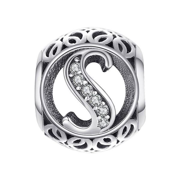 Vintage Letter S Charm