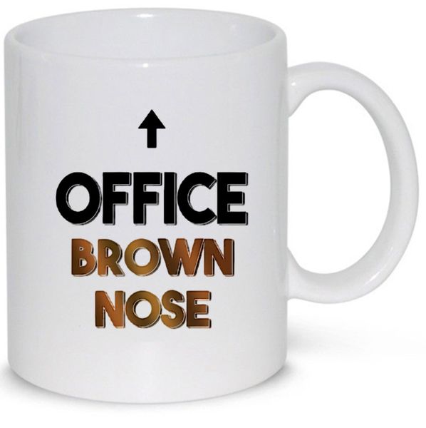Office Brown Nose Colleague Coworker Gift 11Oz Premium Coffee Mug