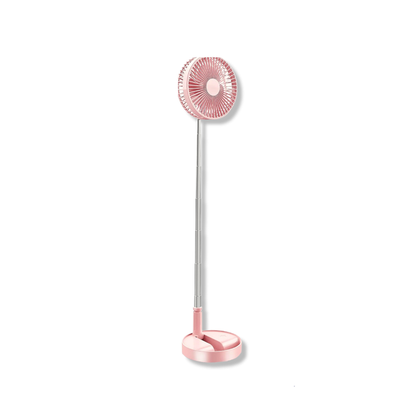 Portable Folding Hydrating Adjustable Height Standing Table/Floor Fan -ID