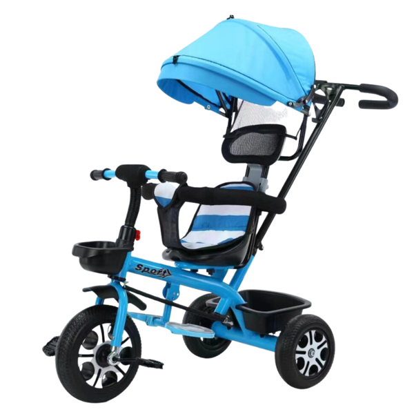 900A 4 IN 1 Tricycle Baby Stroller 3 Wheels Bike for Kids Push Tricycle