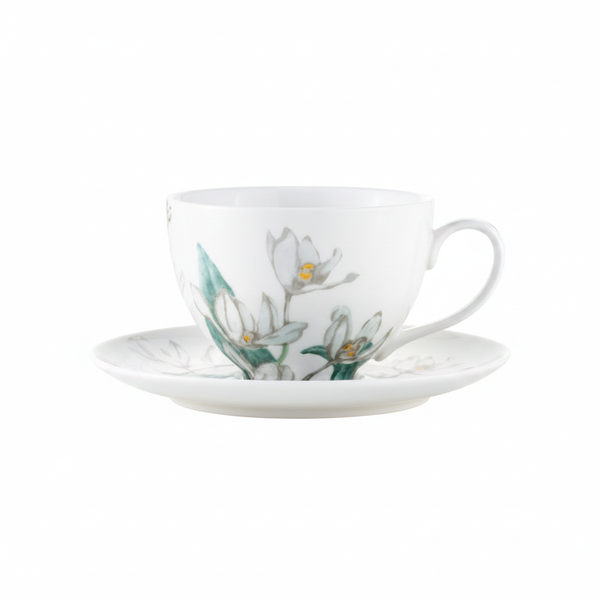 Maxwell and Williams Australian Orchids Cup 240ml and Saucer Set