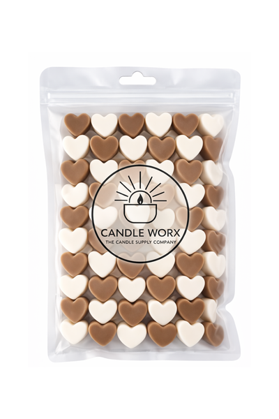140g Mini Heart Wax Melts - Fragrance: Coffee